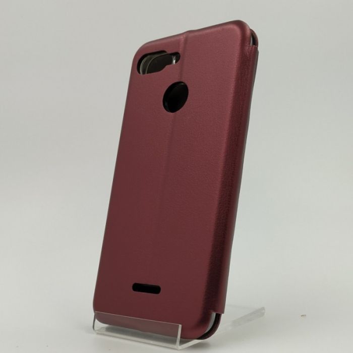 Кожаный противоударный чехол-книжка Nillkin XIAOMI REDMI6 Ruby