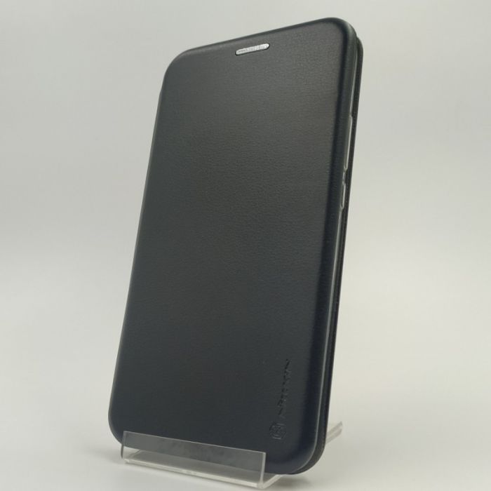 Кожаный противоударный чехол-книжка Nillkin   HUAWEI Y6 2019 / Y6S BLACK