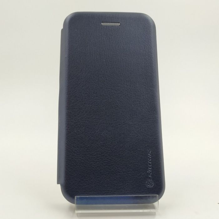 Кожаный противоударный чехол-книжка Nillkin Samsung A30/A20 NAVY STORM