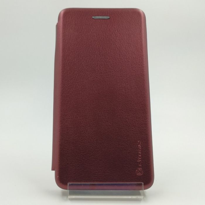 Кожаный противоударный чехол-книжка Nillkin Samsung A30/A20 RUBY