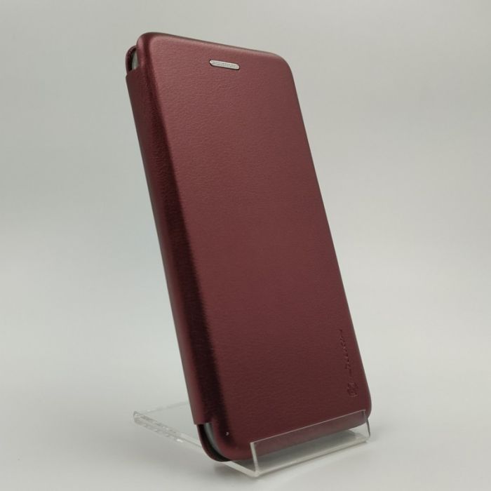 Кожаный противоударный чехол-книжка Nillkin Samsung A30/A20 RUBY