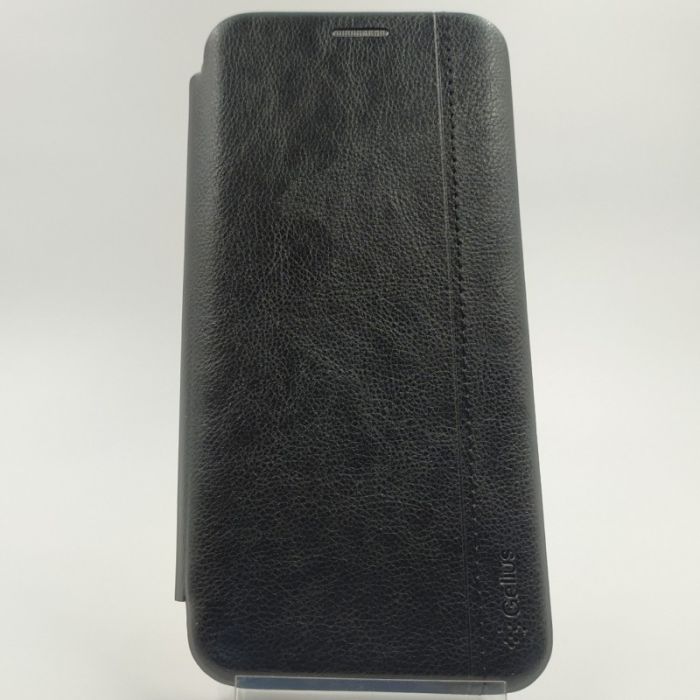 Кожаный противоударный чехол-книжка Wing Samsung A51 Black
