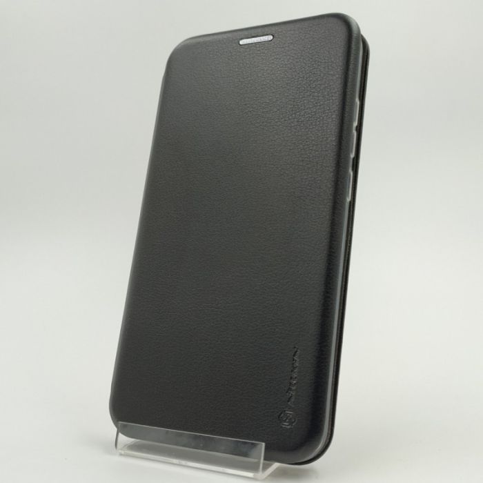 Кожаный противоударный чехол-книжка Wing Xiaomi Redmi Note8 Black