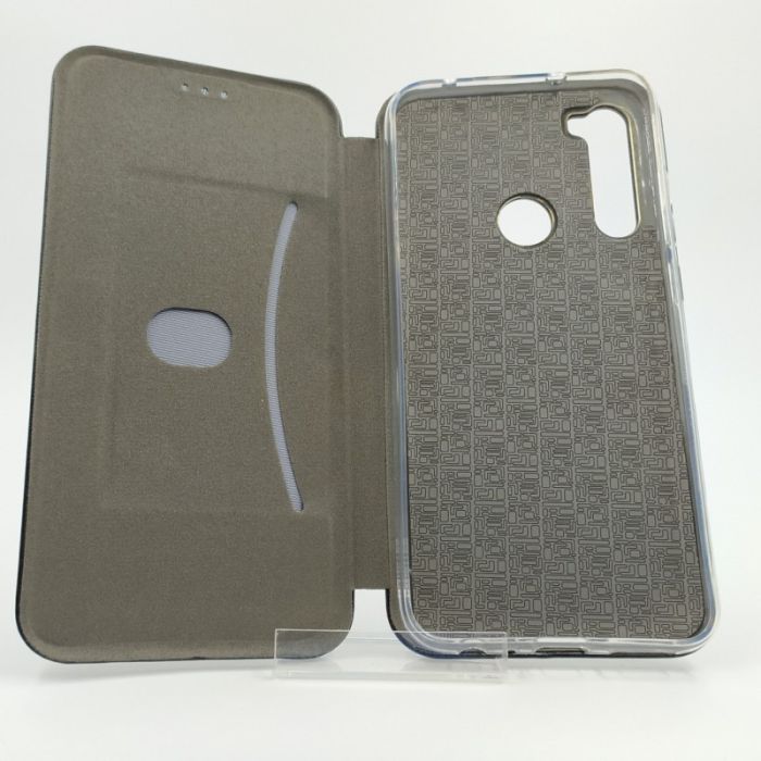 Кожаный противоударный чехол-книжка Wing Xiaomi Redmi Note8 Black