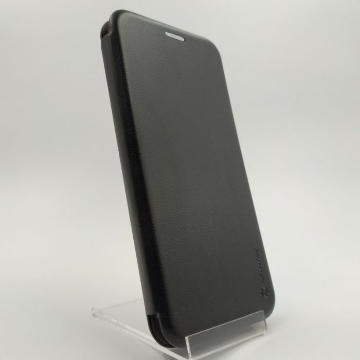 Кожаный противоударный чехол-книжка Wing Xiaomi Redmi Note8 Black