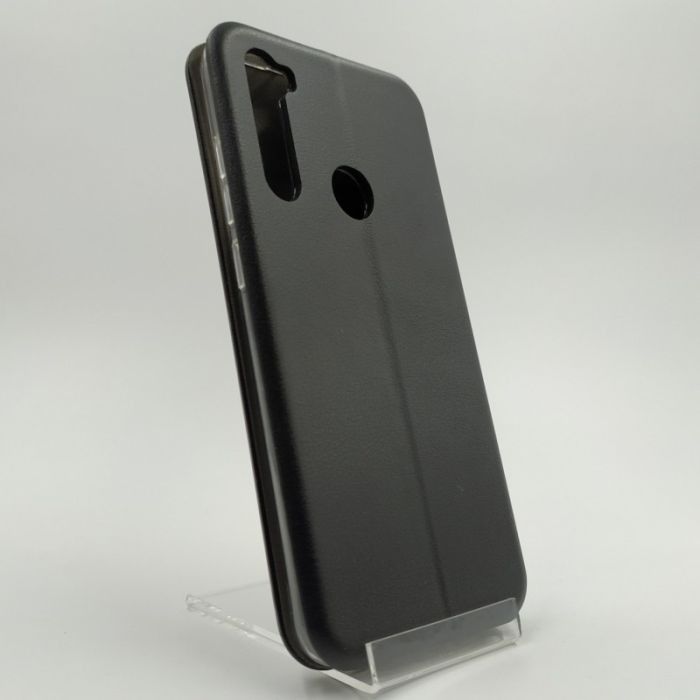 Кожаный противоударный чехол-книжка Wing Xiaomi Redmi Note8 Black