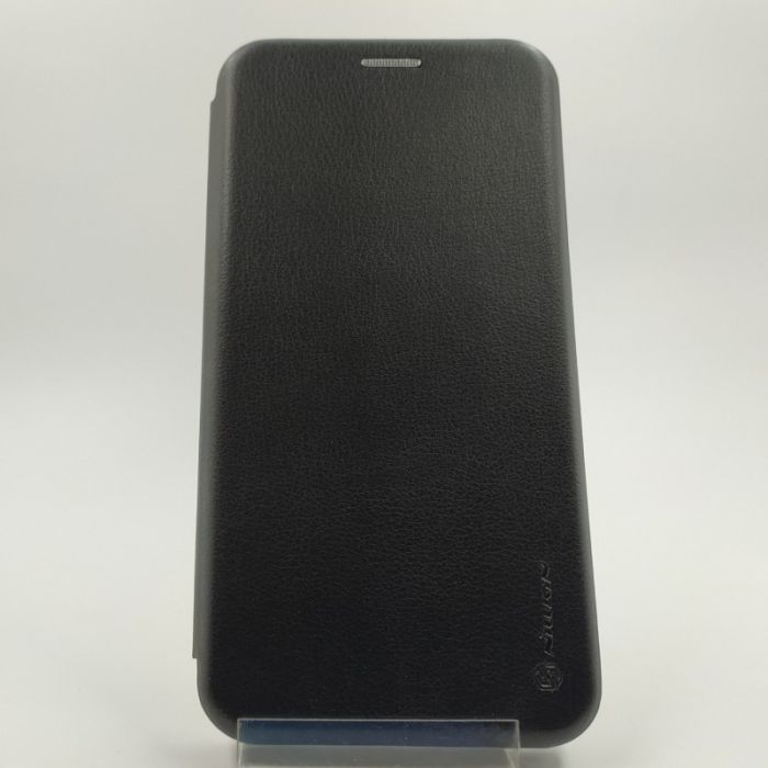 Кожаный противоударный чехол-книжка Wing Xiaomi Redmi Note8 Black