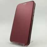 Кожаный противоударный чехол-книжка Wing Xiaomi Redmi8A Ruby