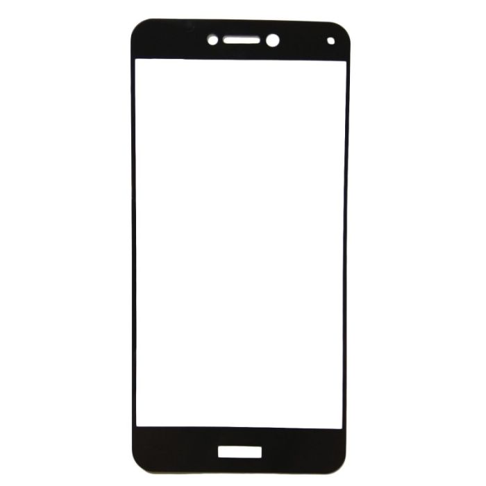 Защитное стекло 2.5D GLASS HOCO Huawei P8 Lite (2017) Black (Черный) Перед