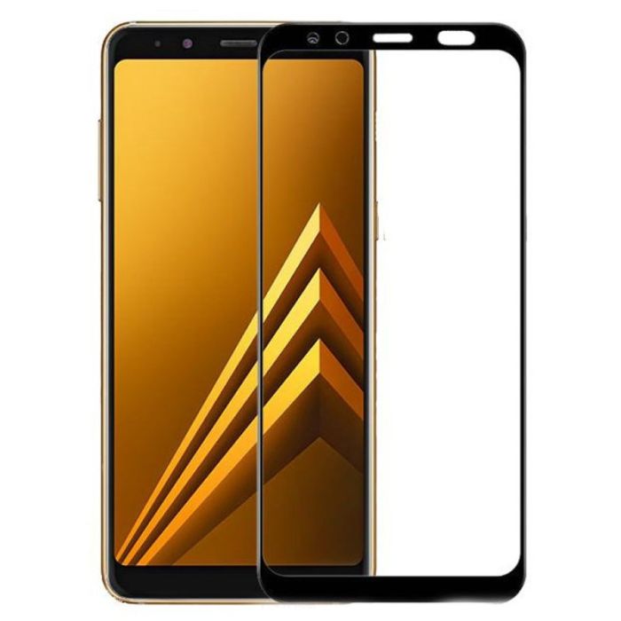Защитное стекло 2.5D GLASS HOCO Samsung Galaxy A8 (2018) A530 Black (Черный)