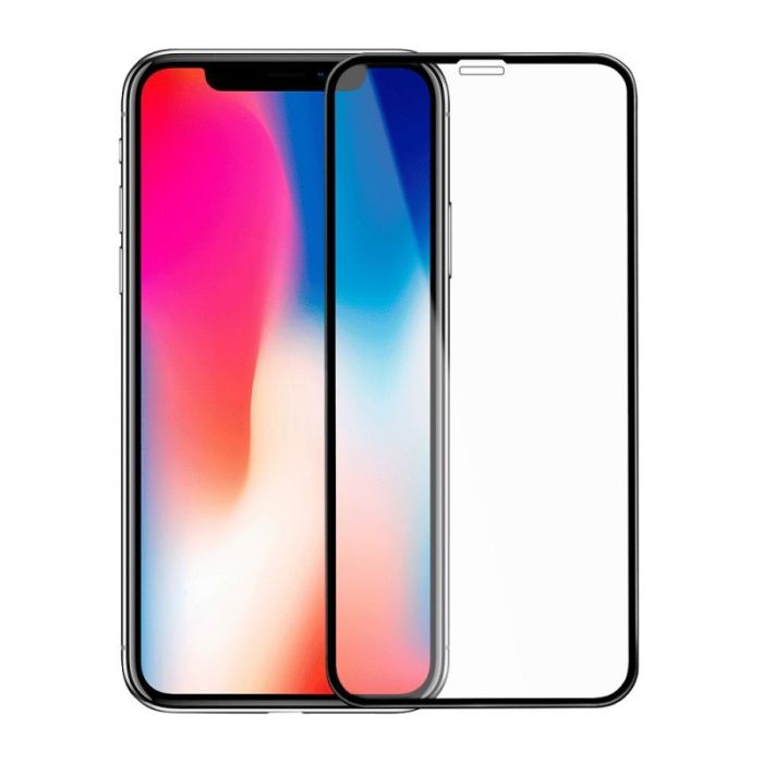 Защитное стекло 3D GLASS HOCO iPhone X/Xs Black (Черный)